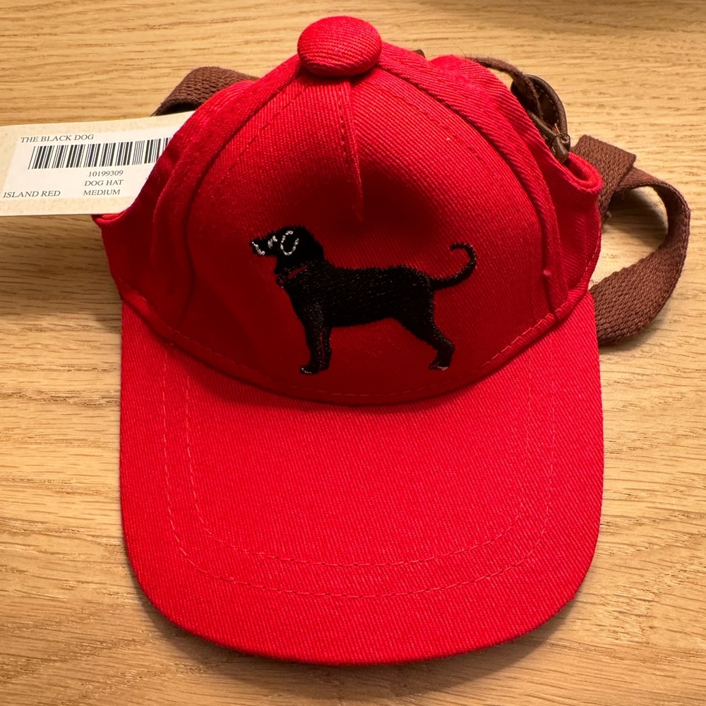 The Black Dog medium dog hat